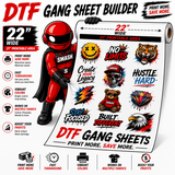 DTF Gang Sheet Builder – 22"