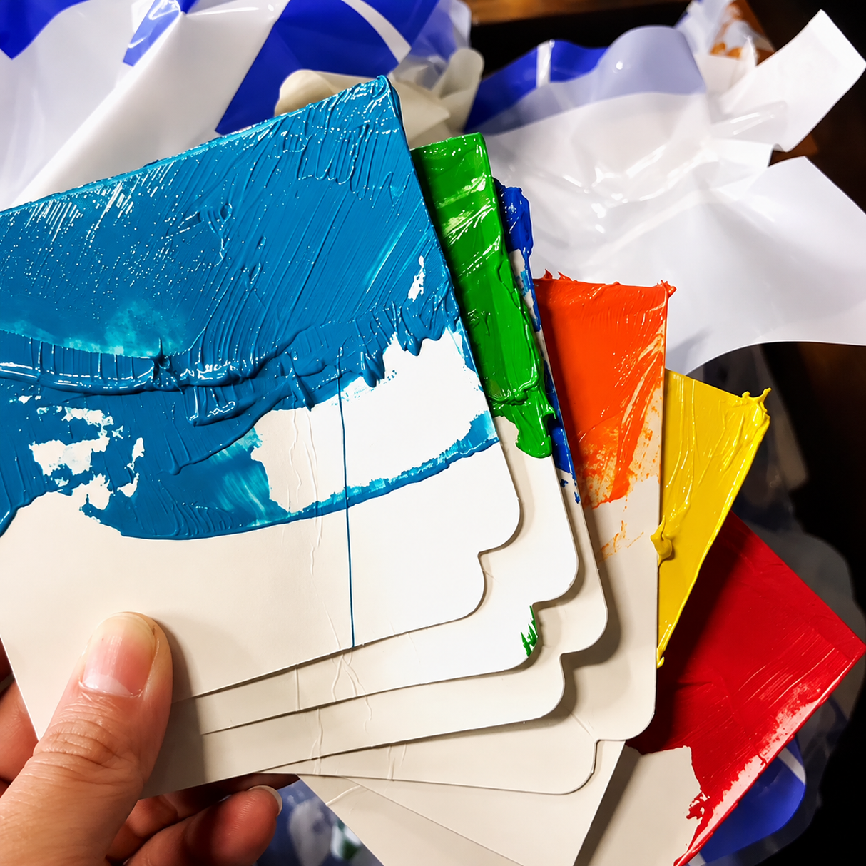 Disposable Coated Clean-Up Cards – 3.5" x 3.5"