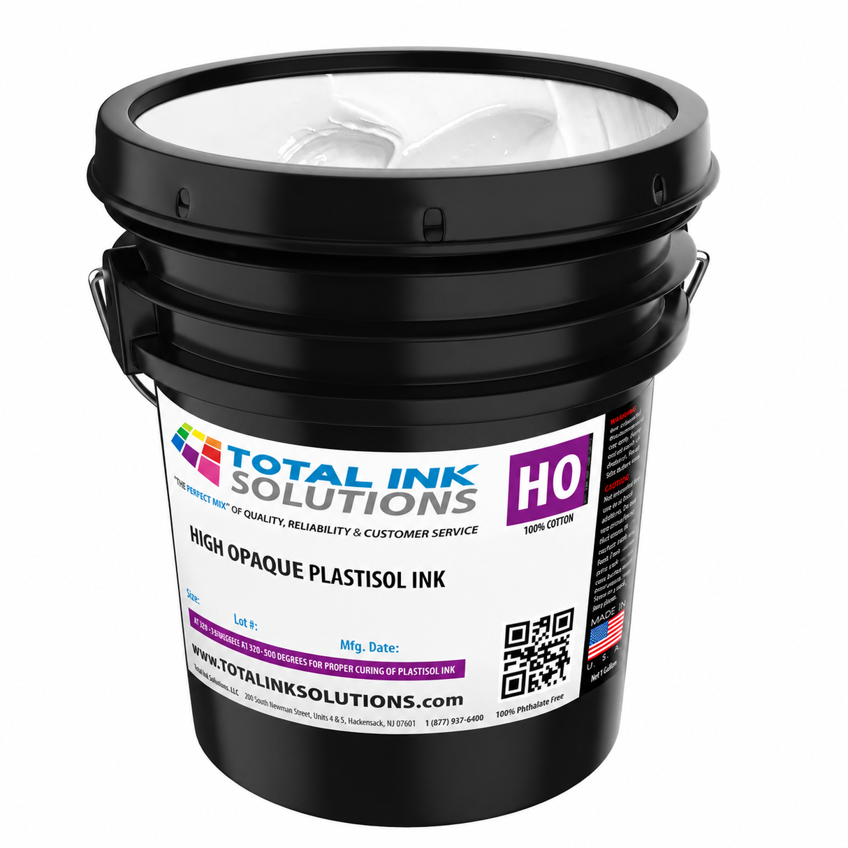 High Opaque Plastisol Ink – 62 Colors – For Dark Cotton & Cotton Blends