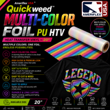 Quickweed™ Multi-Color Foil PU HTV – 20"