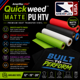 Quickweed™ Matte PU HTV – 12", 15" & 20"