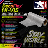 Ameriflex DecoFlex Hi-Vis Reflective Sparkle HTV – 20"