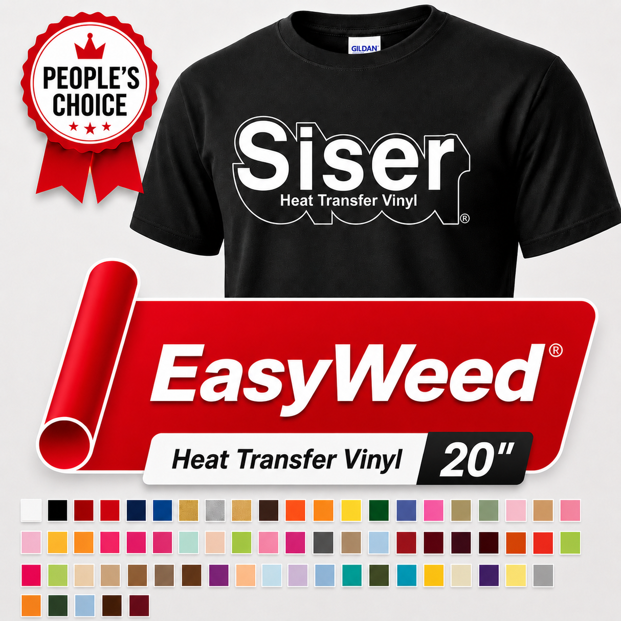 Siser EasyWeed heat transfer vinyl 20 inch