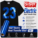 Siser EasyWeed Electric metallic heat transfer vinyl 15 inch roll