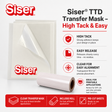 Siser TTD Transfer Mask high tack and easy tack rolls
