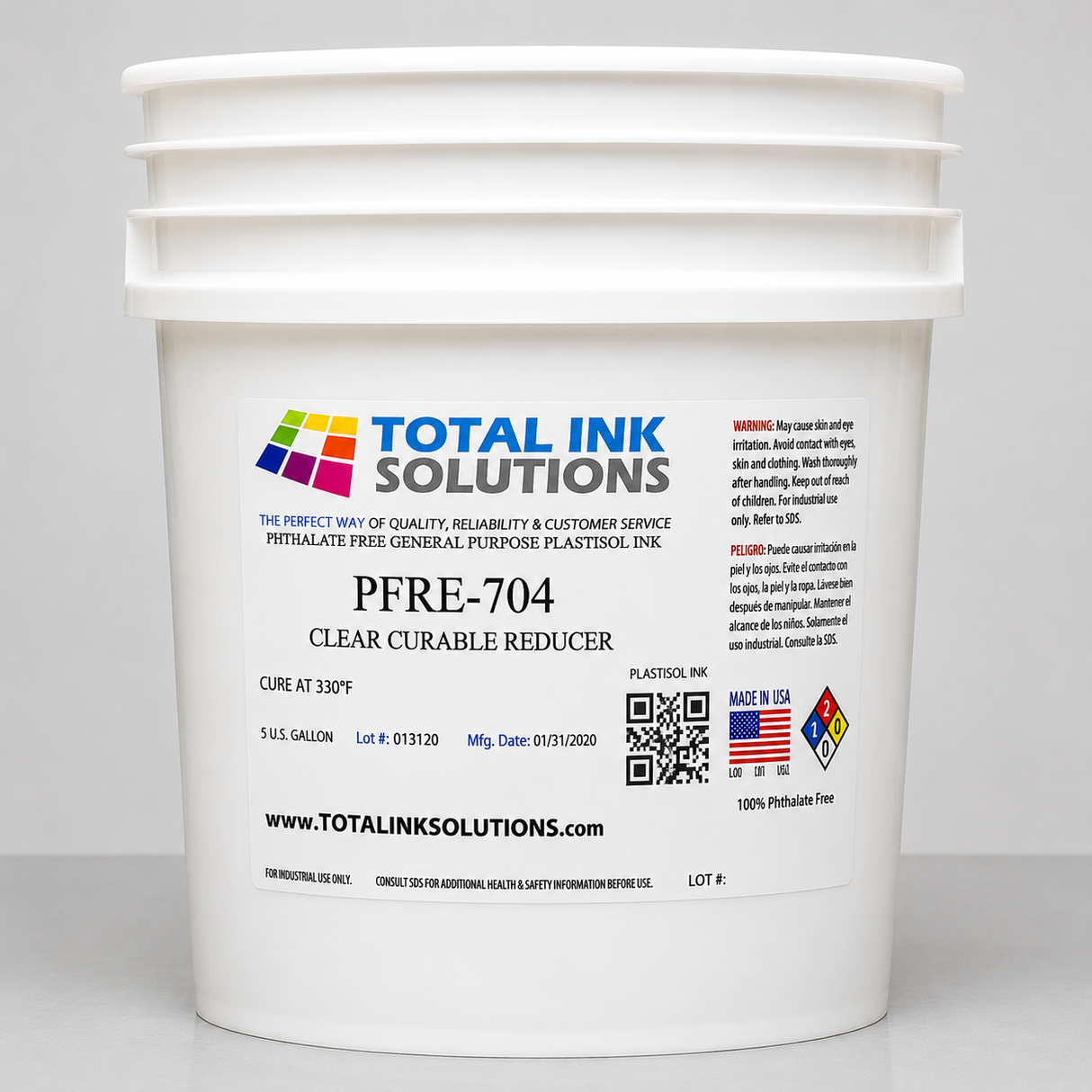 Plastisol Ink Reducer – Curable, Phthalate-Free Soft-Flow