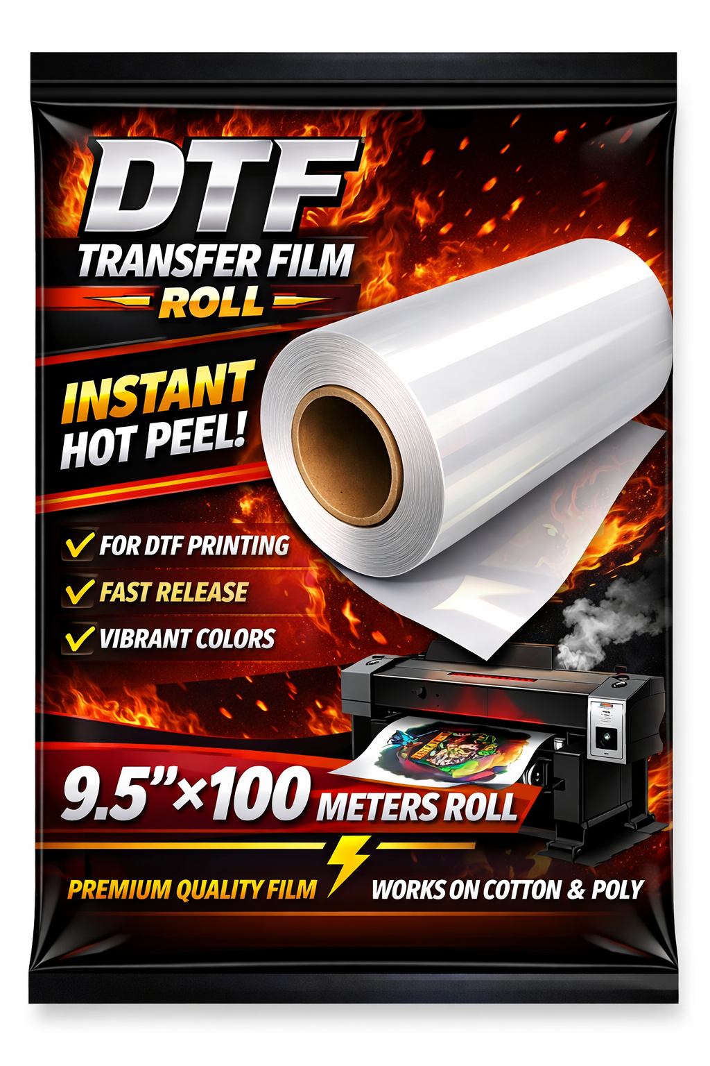 DTF Film - Instant Hot DTF Film