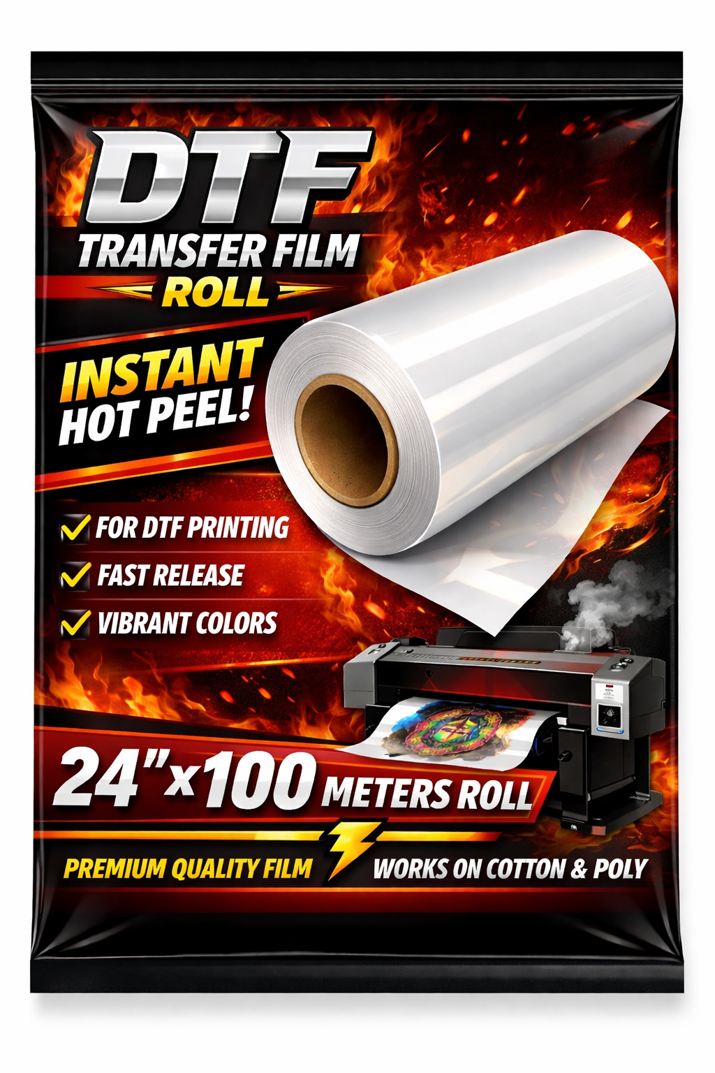 DTF Film - Instant Hot DTF Film
