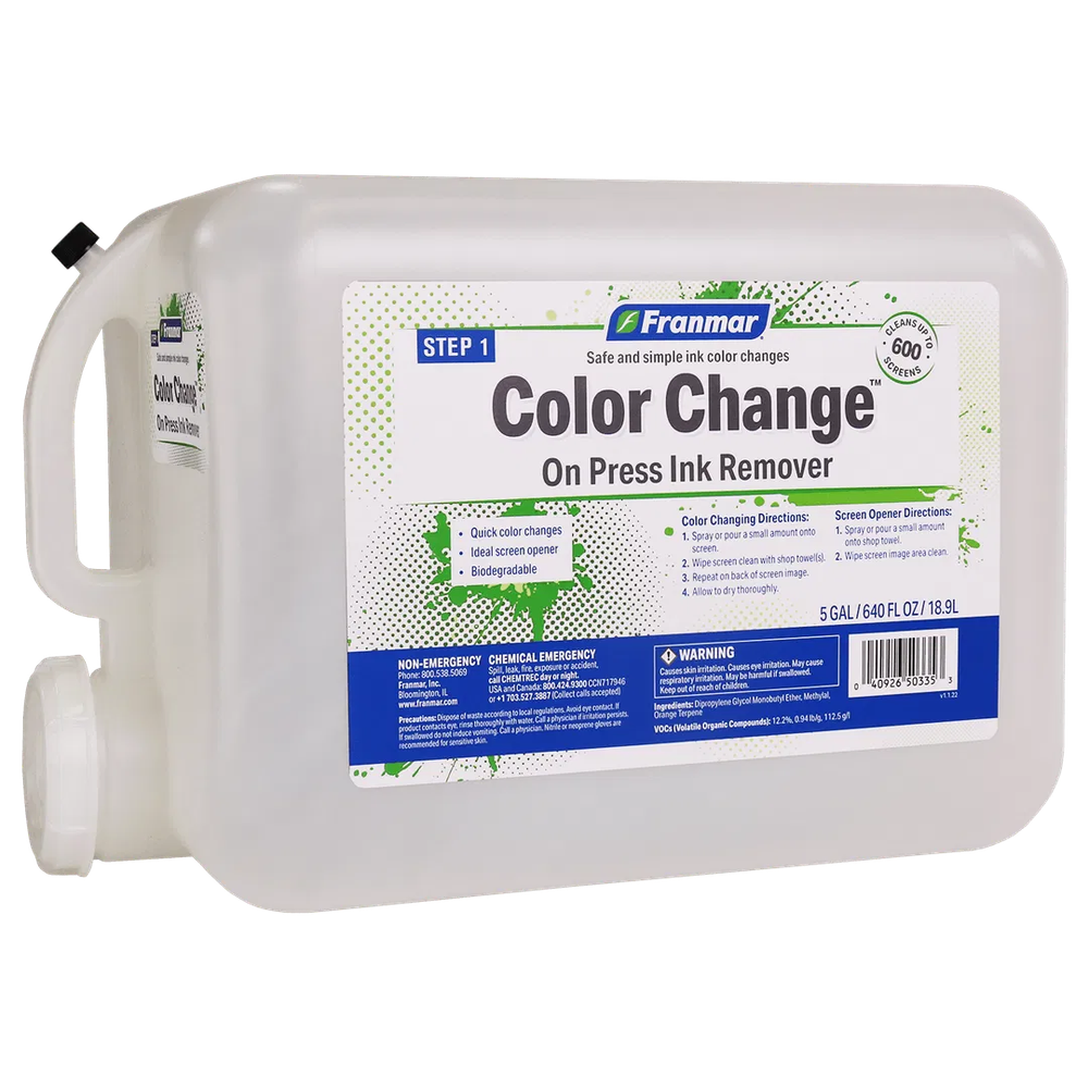 Franmar® Ink Remover - On-Press – Fast - Color Changes
