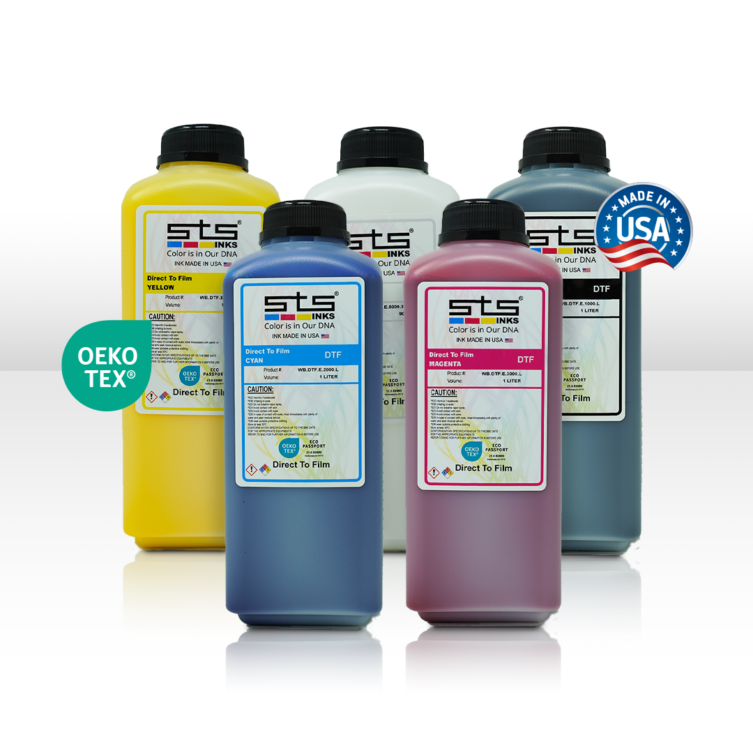 Bulk DTF Inks for EPSON Printheads - 1 Liter