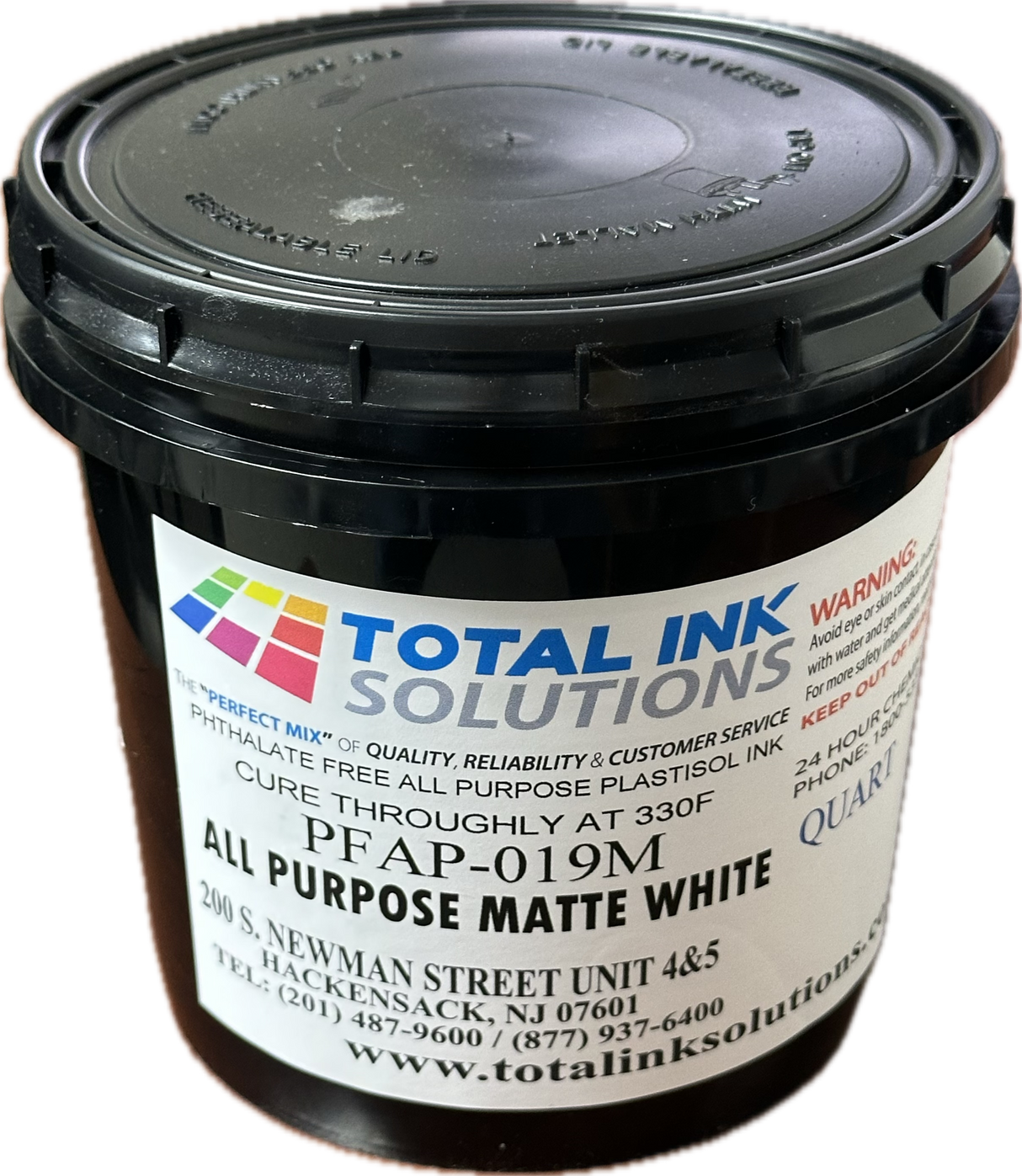 White Plastisol Ink – All Purpose for Cotton & Polyester Printing