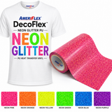 Ameriflex DecoFlex Neon Glitter PU Heat Transfer Vinyl