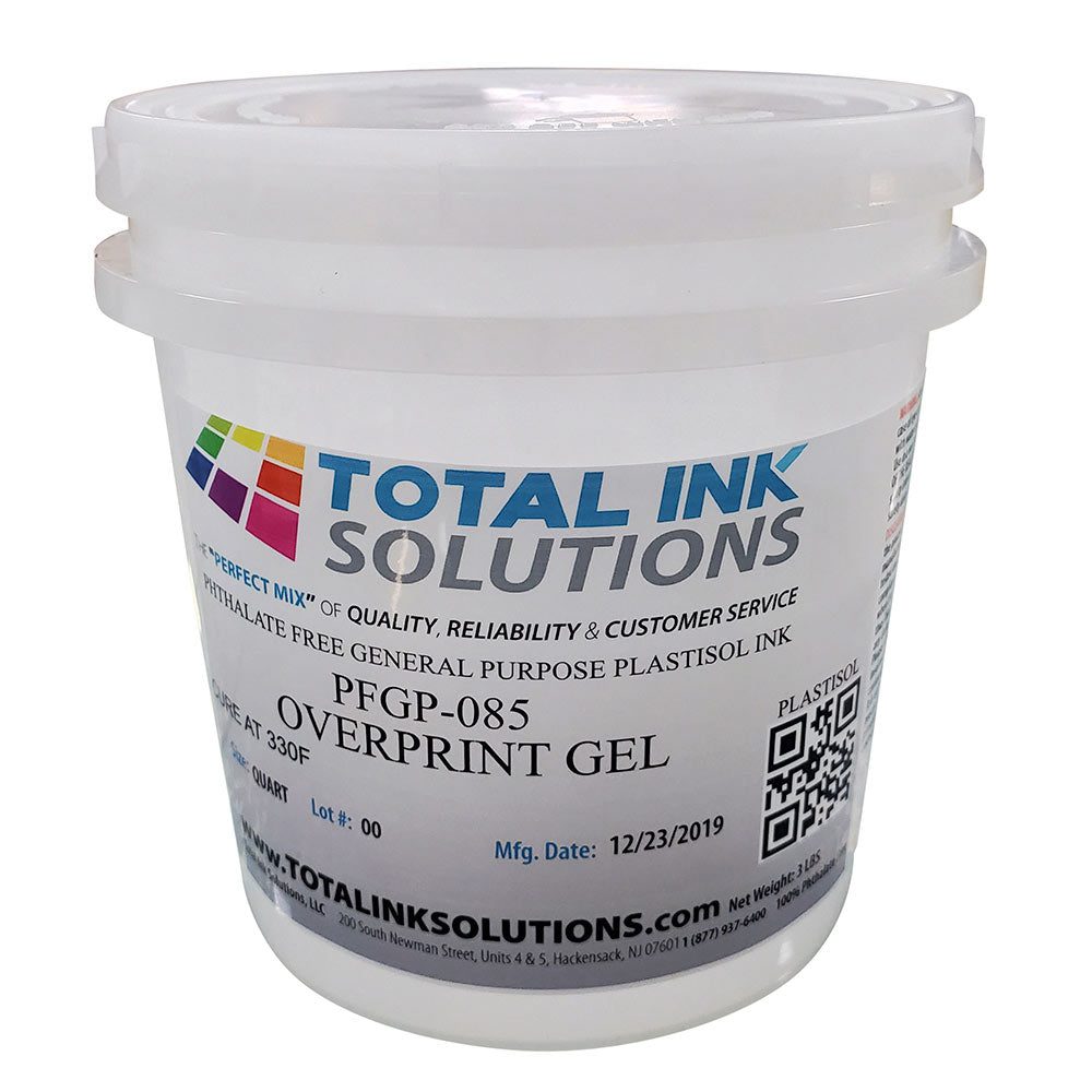 Overprint Clear Gel Plastisol Ink – Gloss Finish for High-Definition Prints on Cotton & Blends
