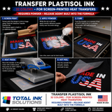 Transfer Plastisol Ink – 32 Colors – For Screen-Printed Heat Transfers