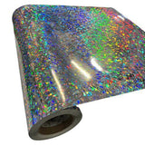 Circle Diamonds Printable Hologram Sticker