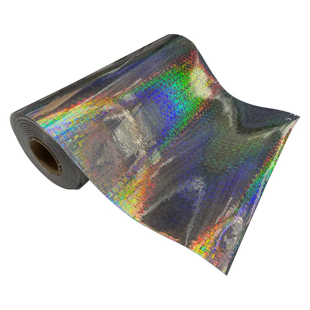 Holographic Interlocking Squares Printable Sticker