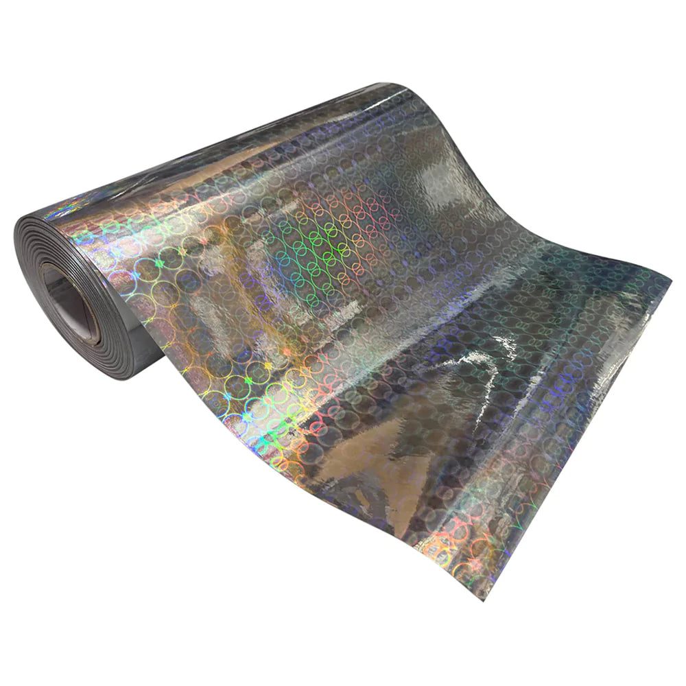 Circle Diamonds Printable Hologram Sticker