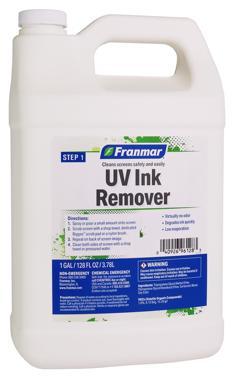 Franmar UV Ink Remover - Gallon