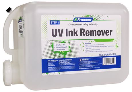 Franmar UV Ink Remover - 5 Gallon