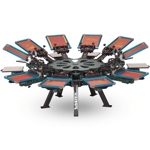 Vastex V-2000HD 10x10 Premium screen printing press