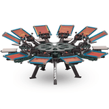 Vastex V-2000HD 10x10 Premium screen printing press