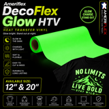 Ameriflex DecoFlex Glow PU HTV – 12" & 20"
