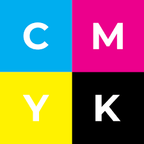 Four Color Process CMYK plastisol ink set cyan magenta yellow black