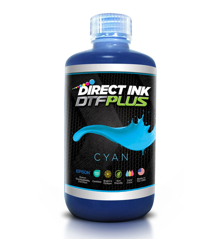 DTF Plus Cyan ink detail