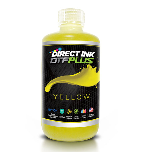 DTF Plus Yellow ink detail
