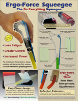 Ergo Force Squeegee Handle – 70/90/70 Durometer for Maximum Precision & Control
