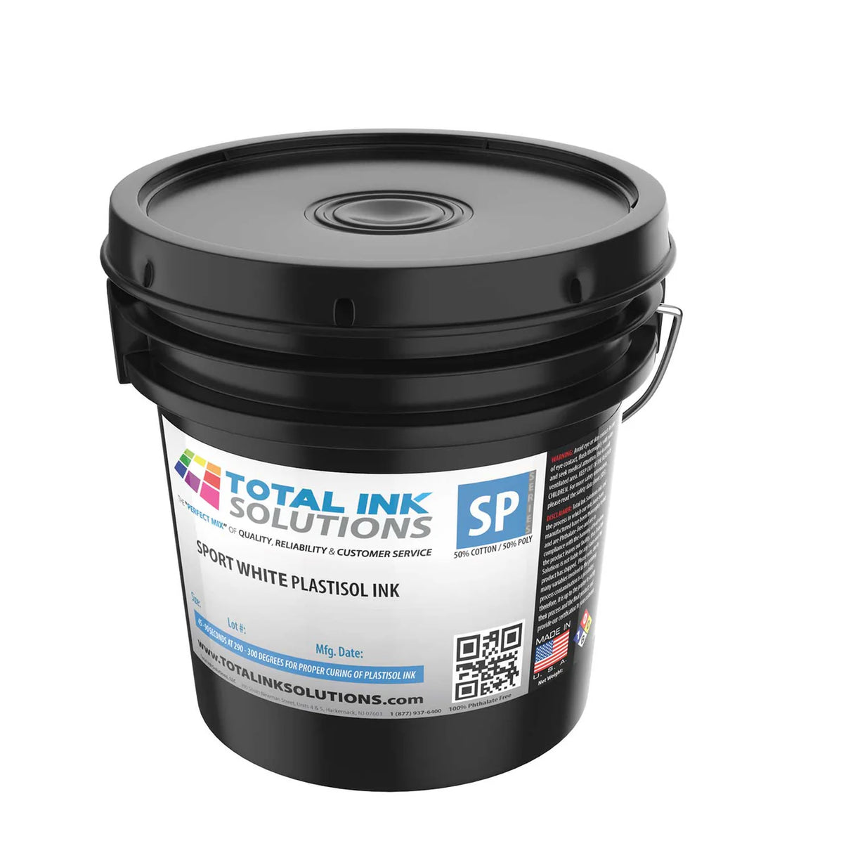General Purpose White Plastisol Ink – 100% Cotton