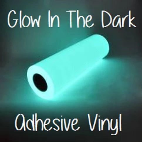 Permanent Sticker Glow Vinyl - 44" X 1 Yard