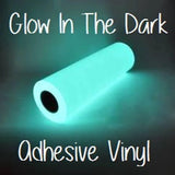 Permanent Sticker Glow Vinyl - 44" X 1 Yard