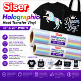 Siser® Holographic Heat Transfer Vinyl – 12" & 20"