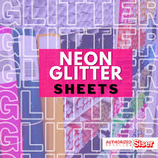 Siser® Glitter Neon Heat Transfer Vinyl - 20" X 1 YD