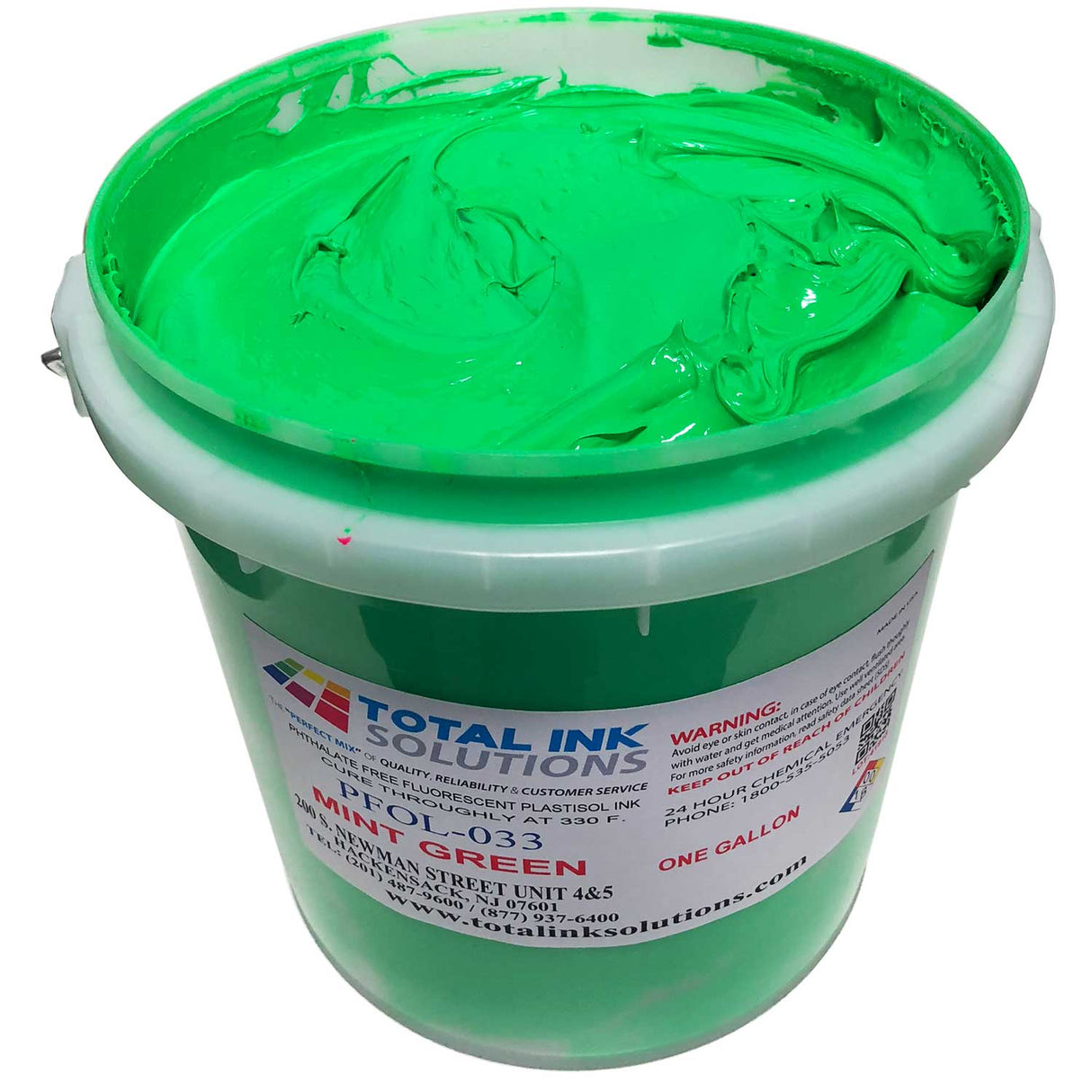 Fluorescent Day Glow – Mint Green Plastisol Ink