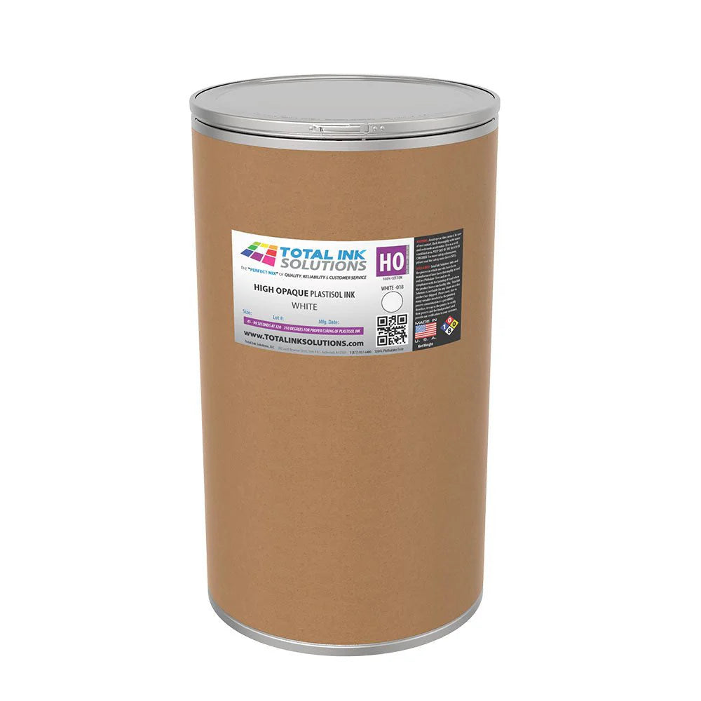 High Opacity White Plastisol Ink – For 50/50 Cotton-Poly Blends