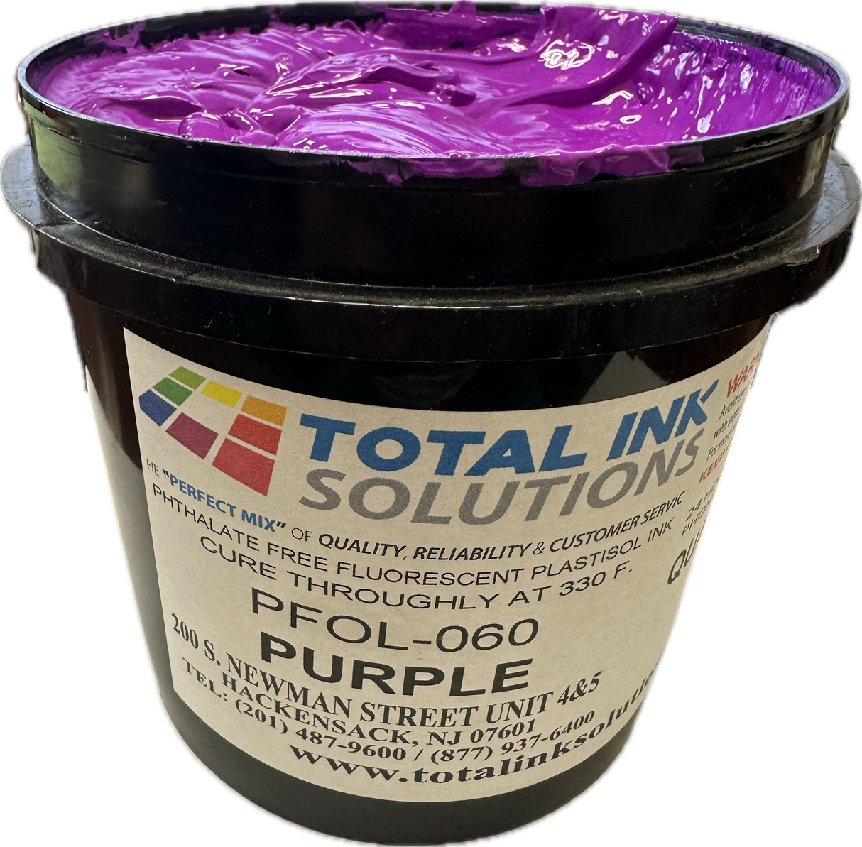 Fluorescent Purple Day Glow Plastisol Ink – Purple – Ink for Cotton & Polyester