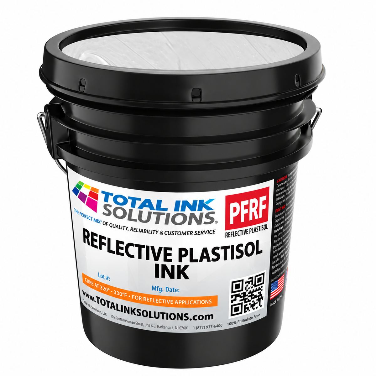 Reflective Plastisol Ink – Light & Dark – High-Visibility Screen Printing Ink