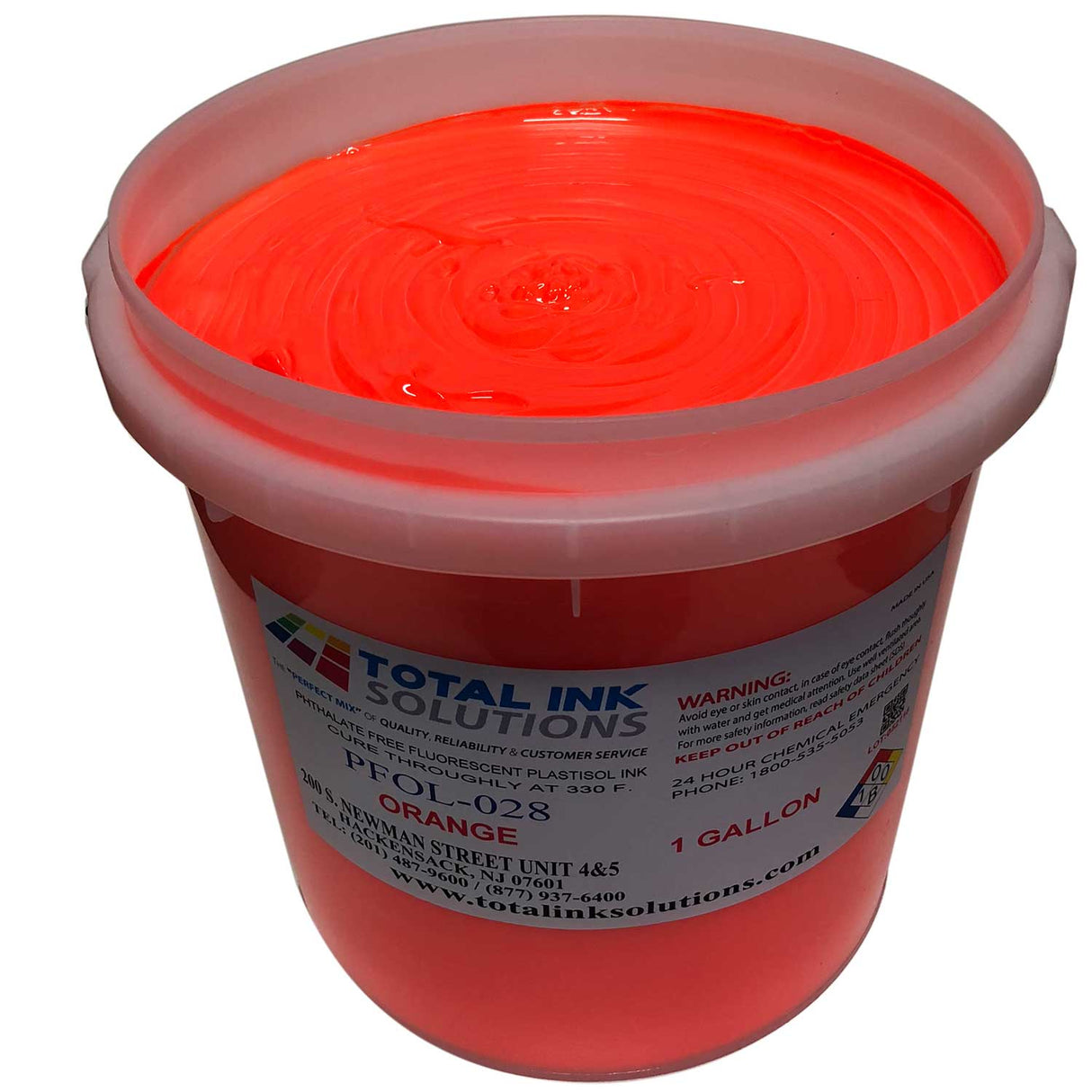 Fluorescent Day Glow – Safety Orange Plastisol Ink
